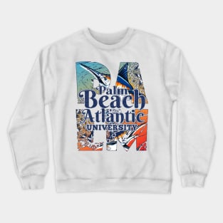 Palm Beach Atlantic University West Palm Beach Florida Swordfish Design Crewneck Sweatshirt